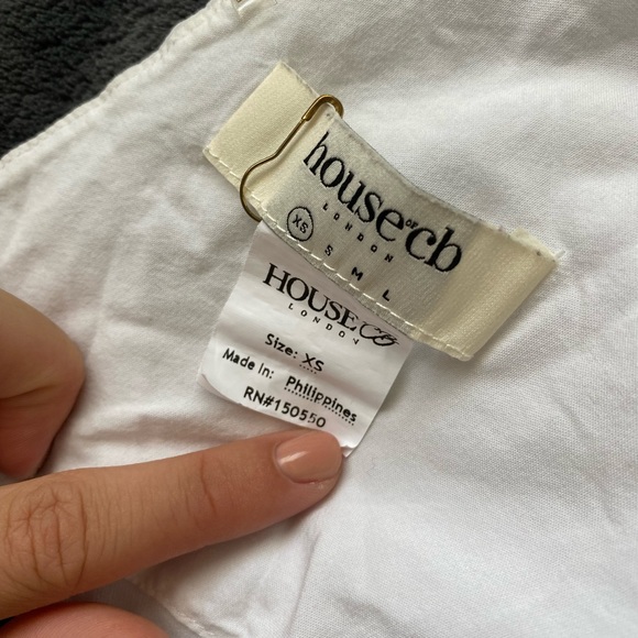 HOUSE OF CD/London WHITE TOP - Picture 2 of 3